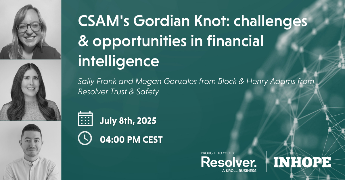 Webinar: CSAM's Gordian Knot - challenges & opportunities in financial intelligence