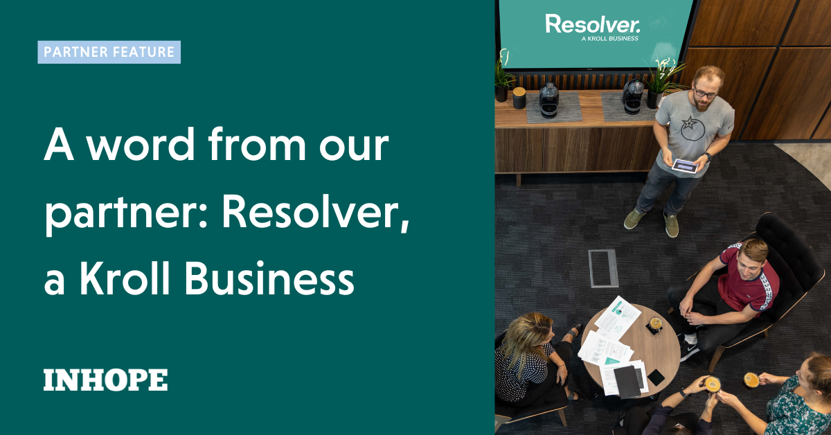 A word from our partner Resolver, a Kroll Business