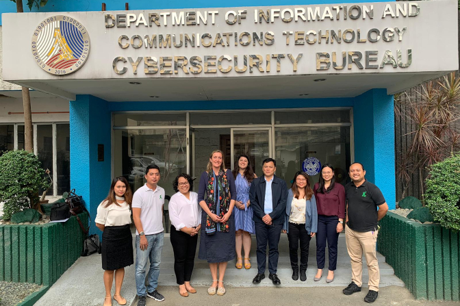 ECPAT Philippines and INHOPE visited the Cybersecurity Bureau