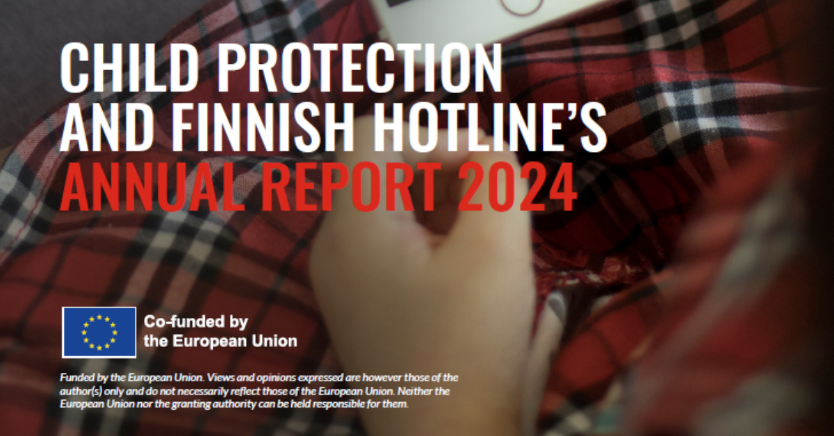 Finnish Hotline Nettivihje’s Annual report 2024 