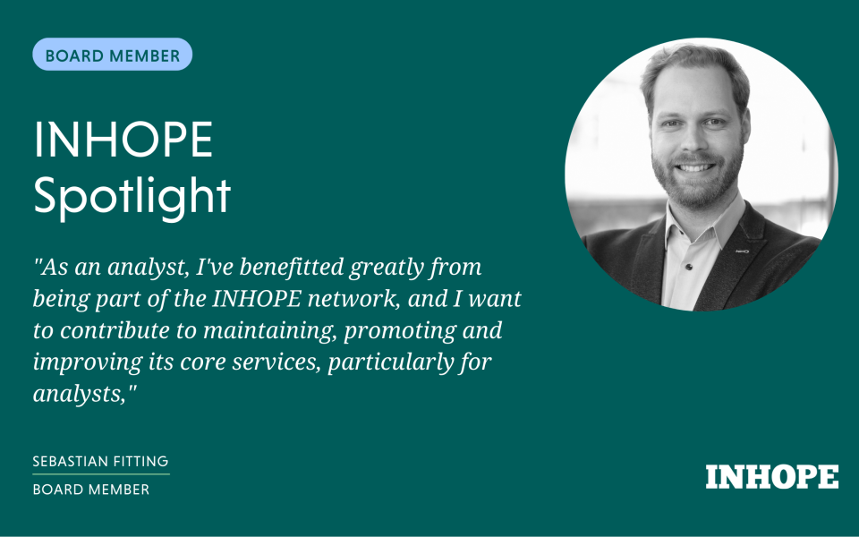 Meet the INHOPE Board, Sebastian Fitting