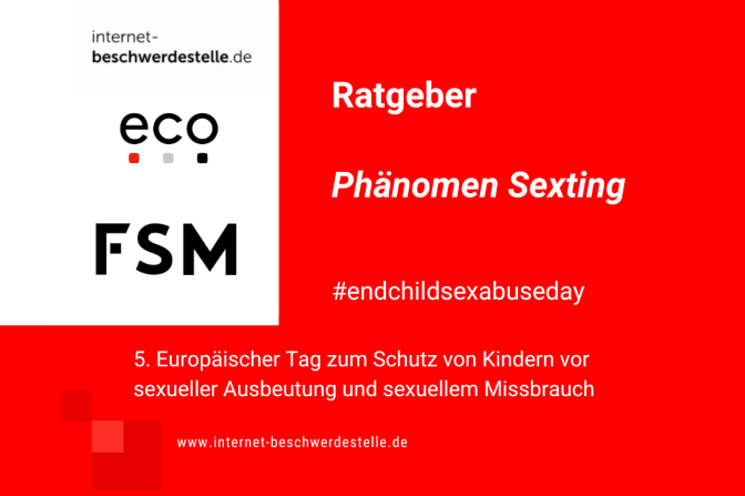 New Guide on Sexting - awareness raising on #EndChildSexAbuseDay