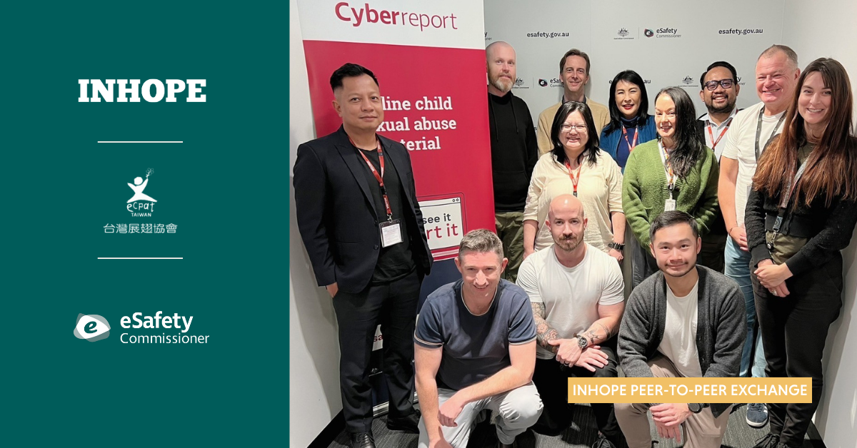 Peer-to-Peer Exchange Interview: ECPAT Taiwan Visits eSafety