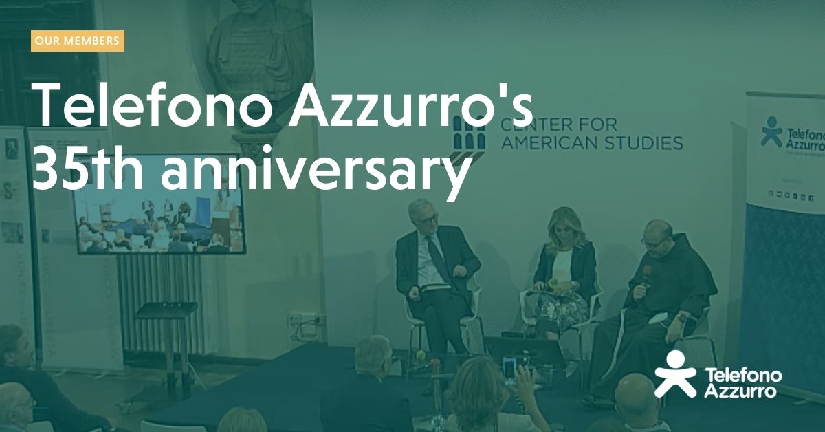 Telefono Azzurro's 35th anniversary