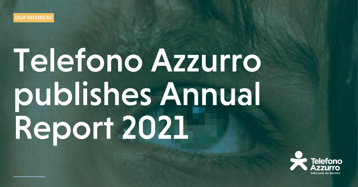 Telefono Azzurro publishes Annual Report 2021
