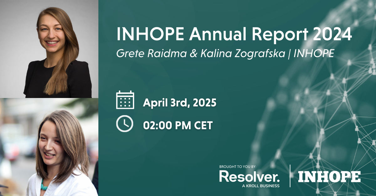 Webinar: The INHOPE Annual Report 2024