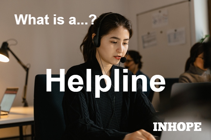 What is a Helpline vs a Hotline?